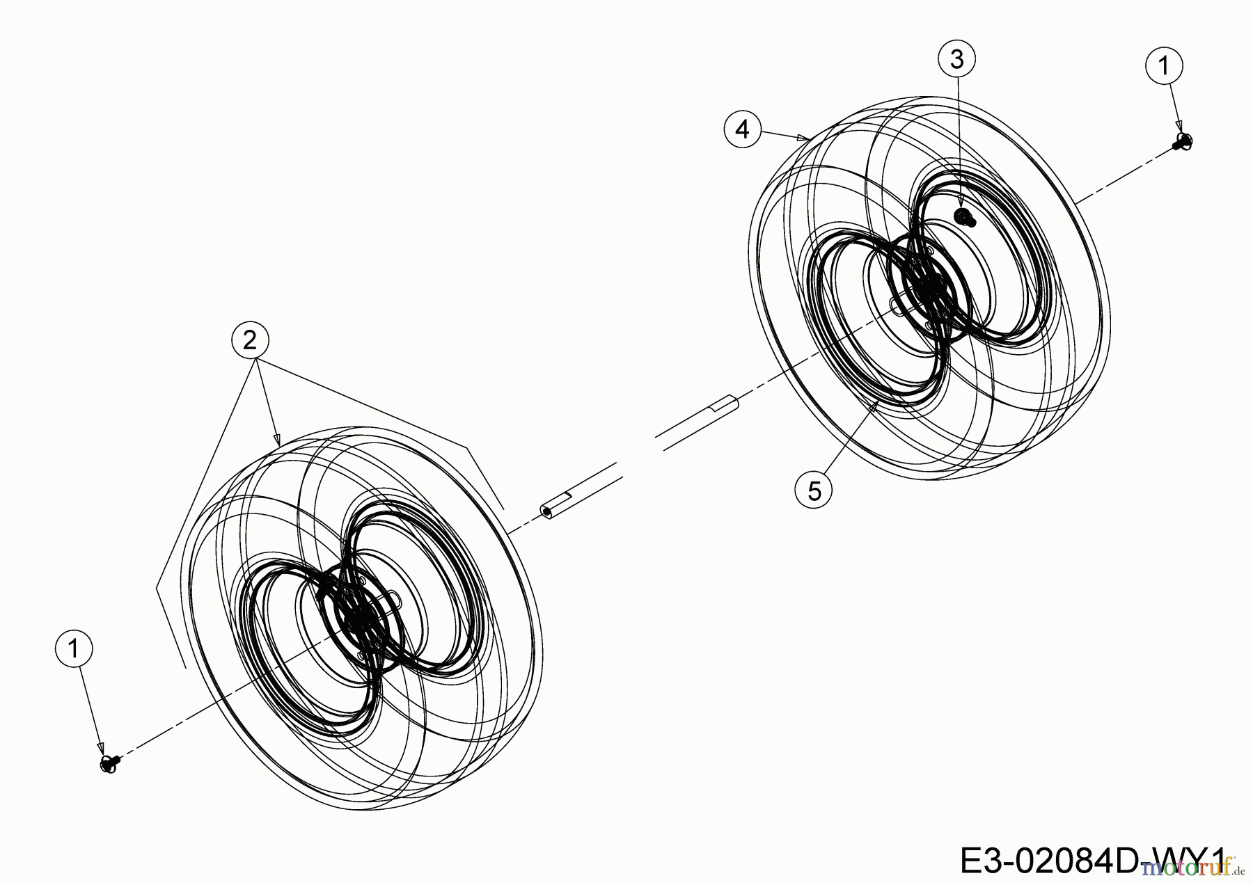  Wolf-Garten Rasentraktoren 92.130 T 13A776WE650  (2019) Räder hinten 18x9.5