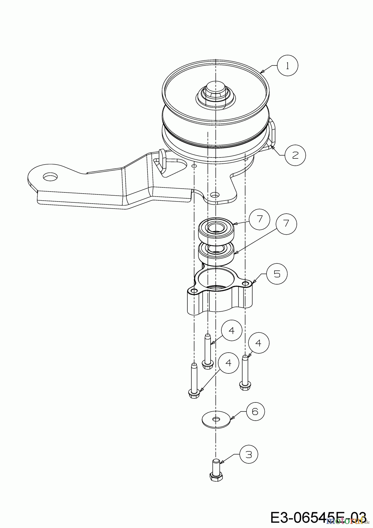  Wolf-Garten Rasentraktoren E 13/96 T 13H2765F650  (2017) Variator