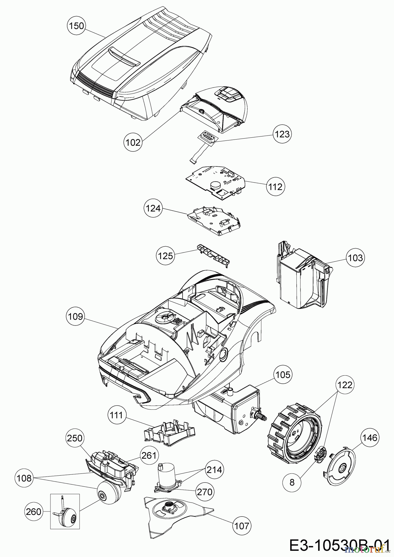  Wolf-Garten Mähroboter Loopo M1000 22BCBA-A650 (2020) Grundgerät