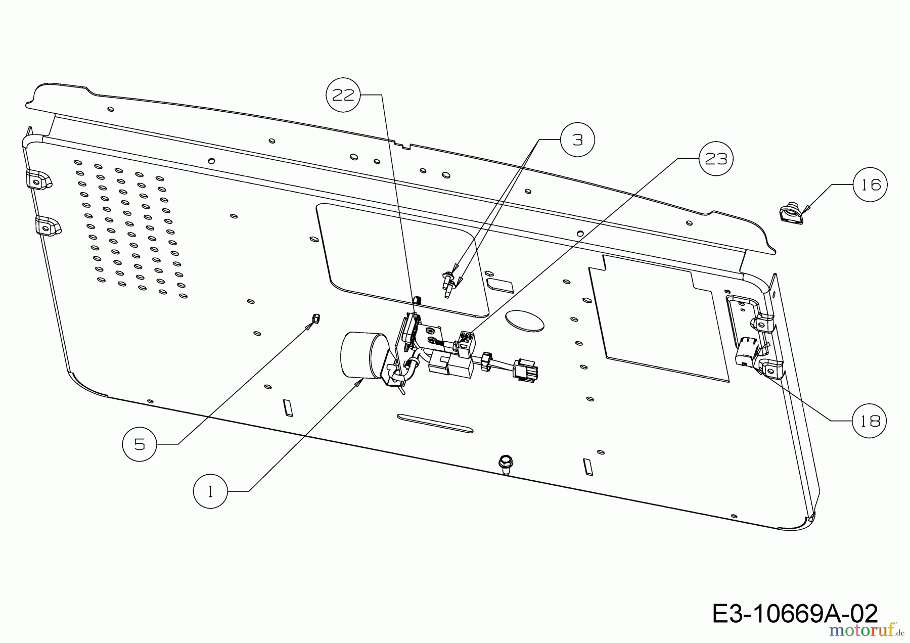  Wolf-Garten Rasentraktoren 95.180 H 13BTA1VB650  (2020) Füllstandsanzeige