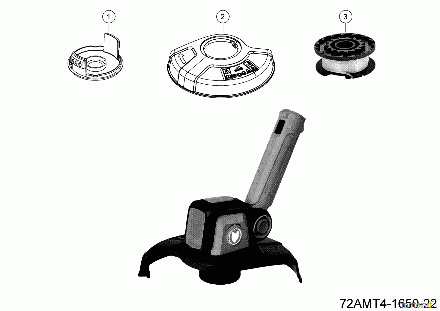  Wolf-Garten MultiStar e-multi-star® System Fadentrimmer - LT 25 eM 72AMT4-1650  (2022) Grundgerät