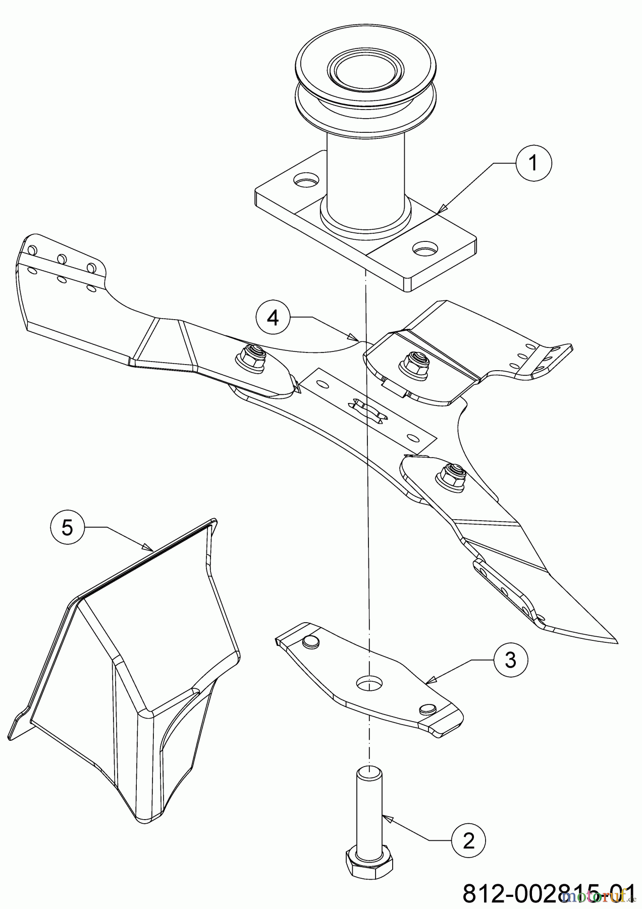  Wolf-Garten Motormäher mit Antrieb A 460 ASPHWIS 12DYTVB9650 (2022) Messer, Messeraufnahme, Mulchstopfen