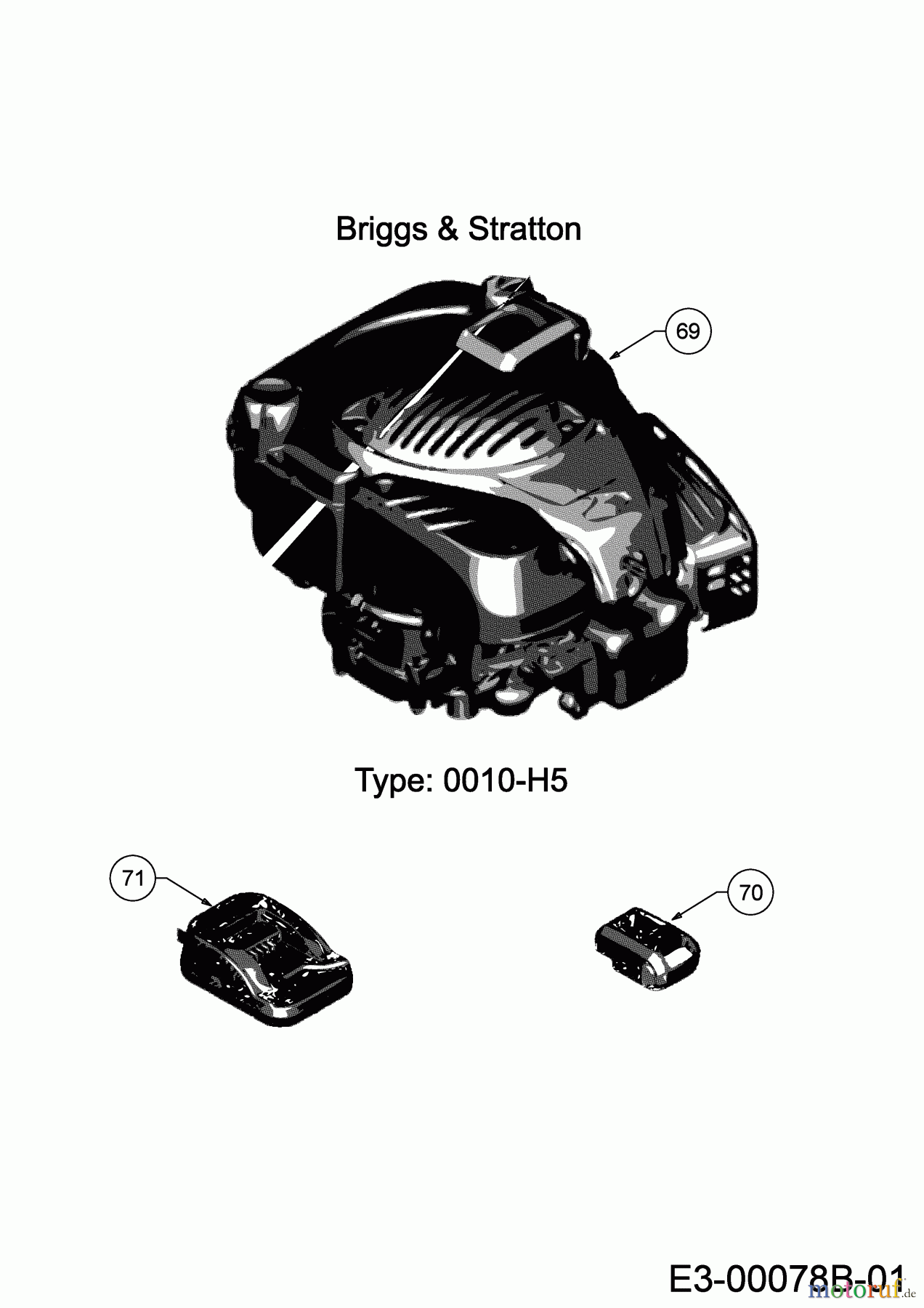  Wolf-Garten Motormäher mit Antrieb A 460 ASPHWIS 12DYTVB9650 (2022) Motor