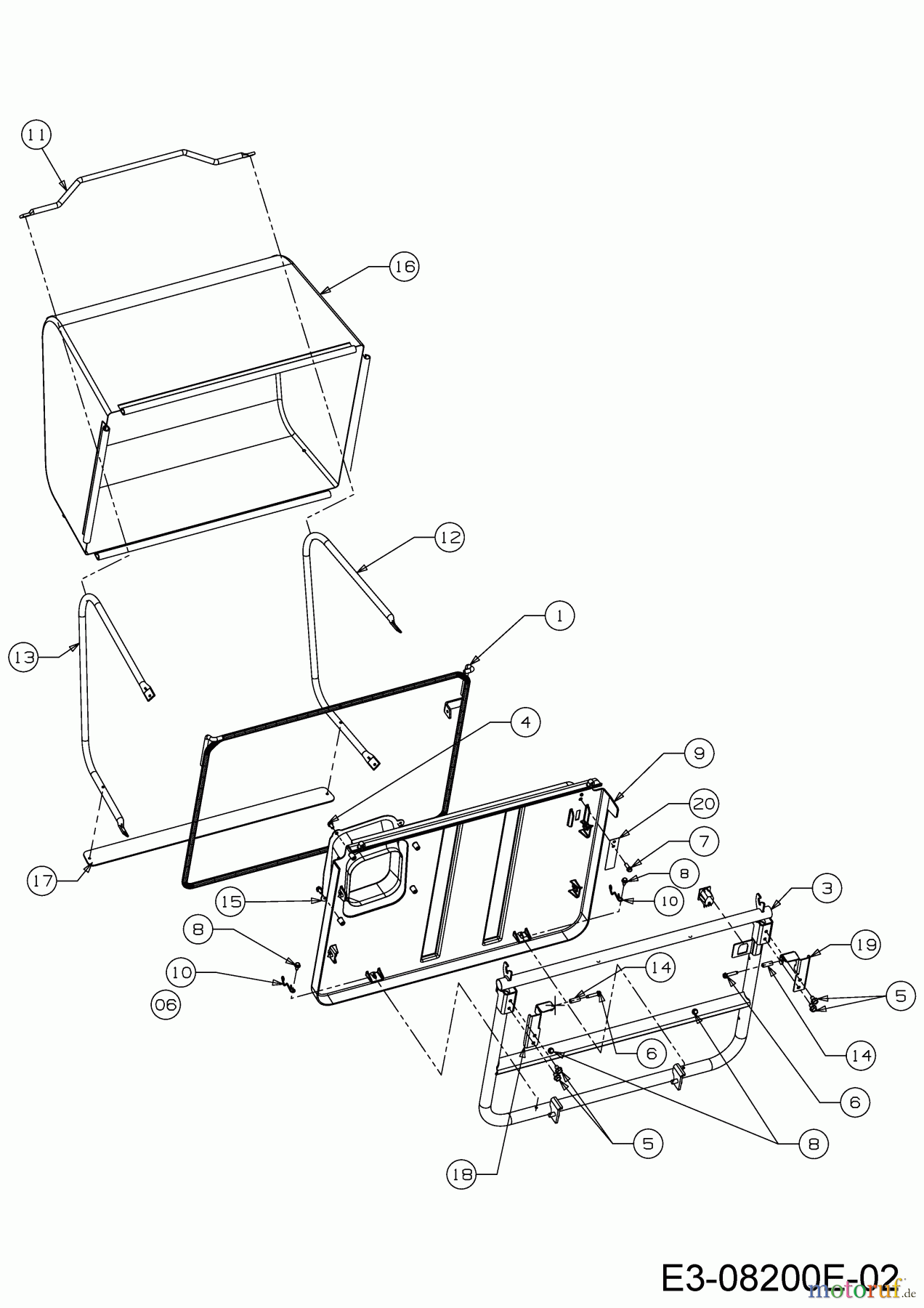  Wolf-Garten Rasentraktoren Scooter 13C326SC650  (2020) Grasfangeinrichtung