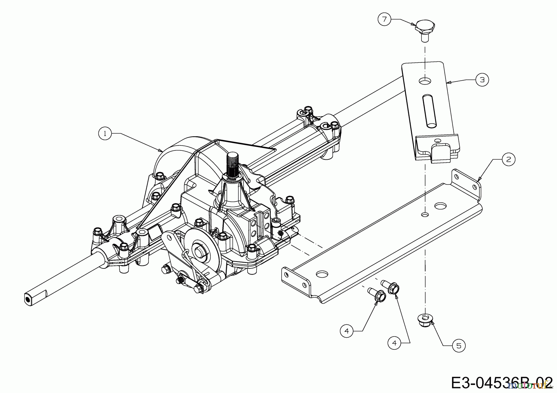  WOLF-Garten Expert Rasentraktoren Expert 107.175 A 13BD90WG650  (2014) Getriebe 618-04566, Halter Variator