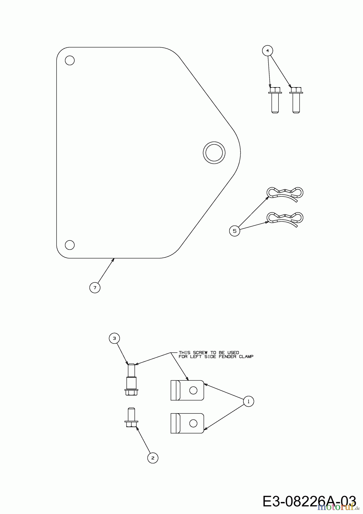  WOLF-Garten Expert Rasentraktoren Expert Scooter Pro 13B226HD650  (2015) Anhängekupplung, Schraubenbeipack Sitzwanne