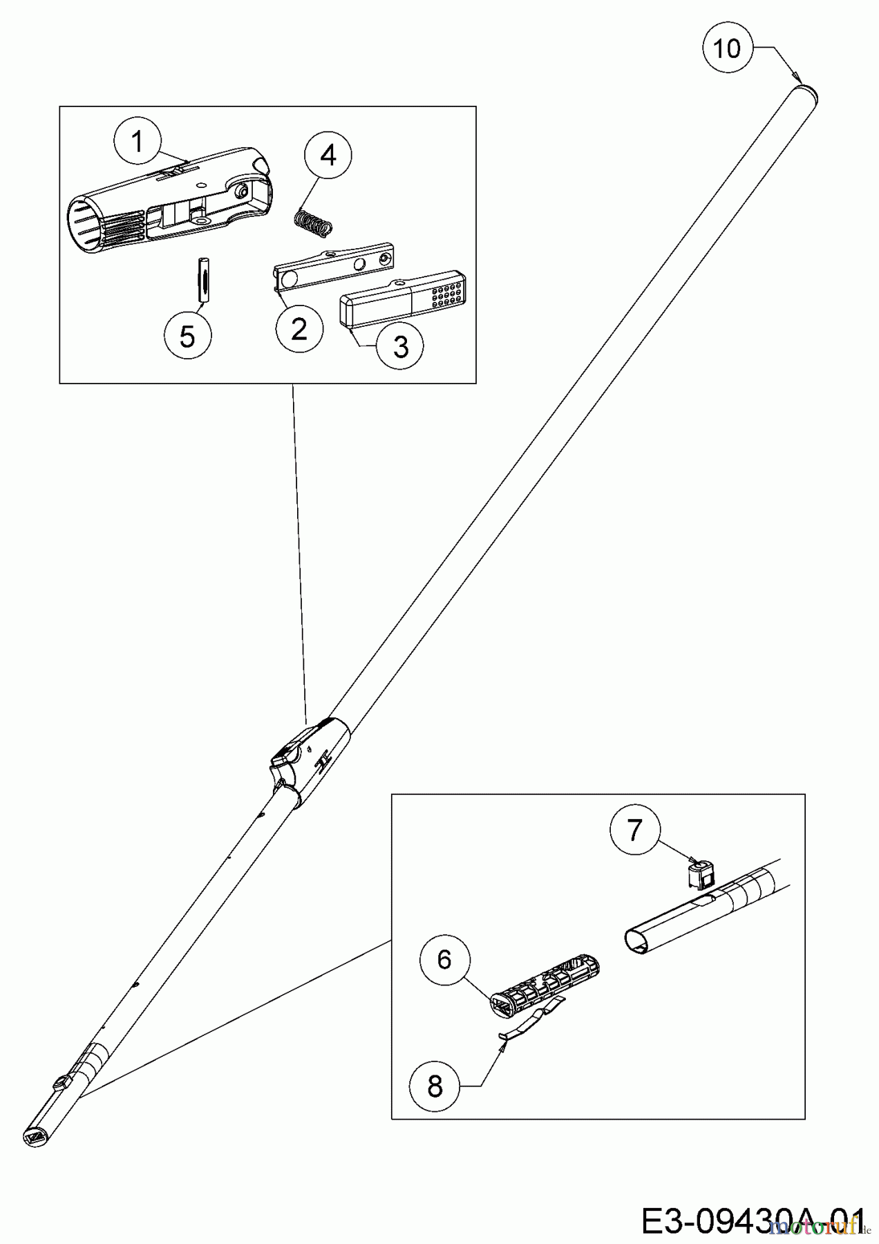  Wolf-Garten MultiStar multi-star® - Stiele ZM-V 71AED001650  (2017) Grundgerät